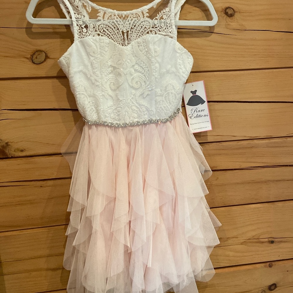 Blush party dress